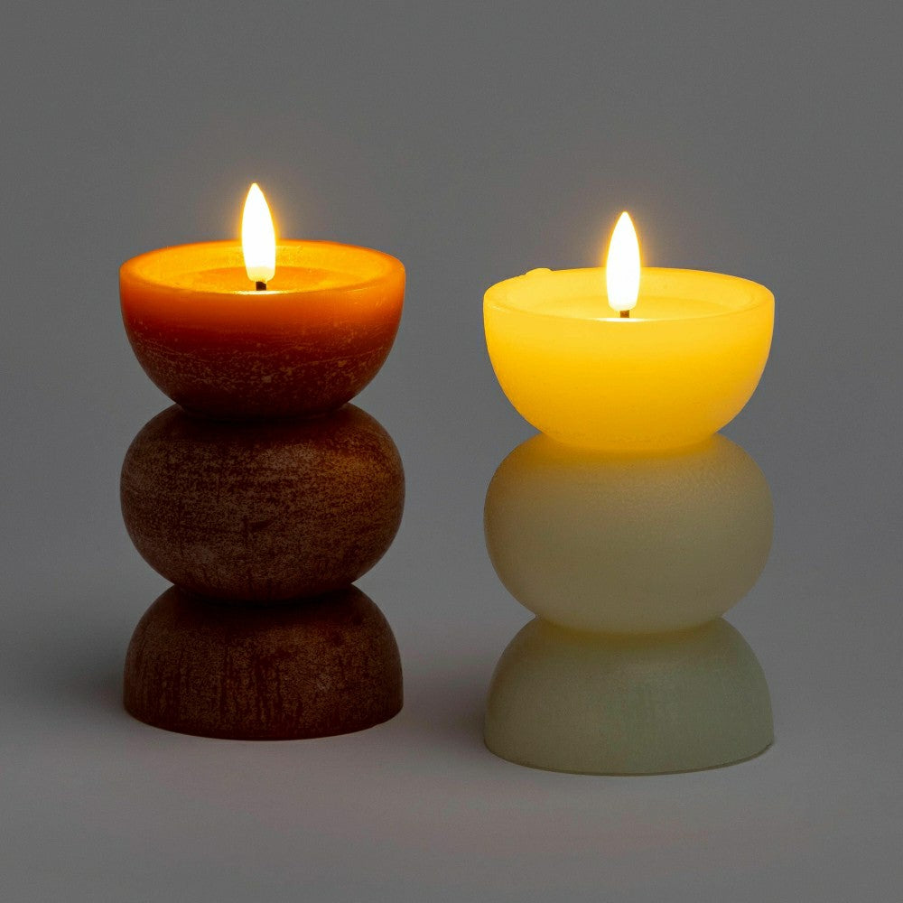 Plow & Hearth Tall LED Vase Candle