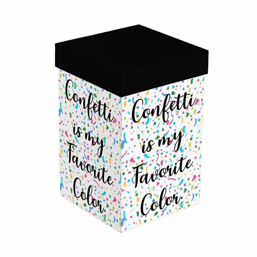 Plow & Hearth This Calls For Cake Travel Cup Ceramic Perfect Cup, Confetti, 17oz, Gi