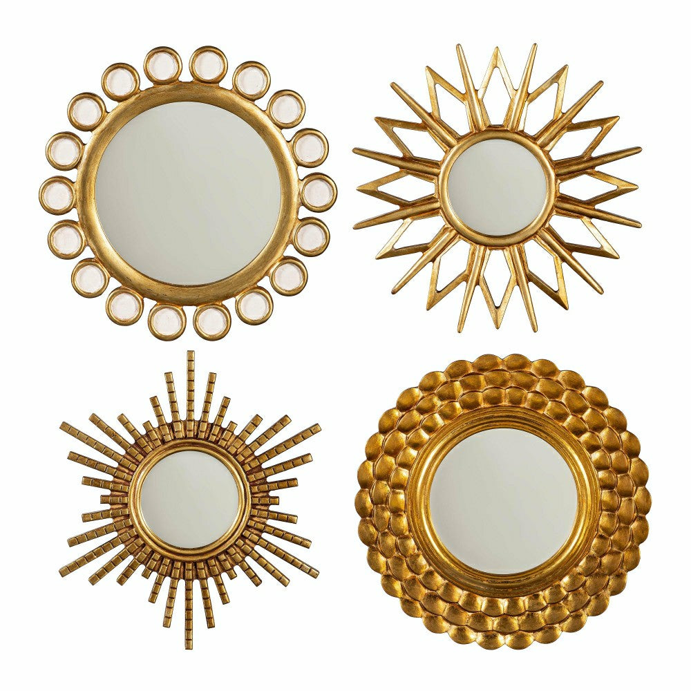 Plow & Hearth Gold Mirrors, Set of 4
