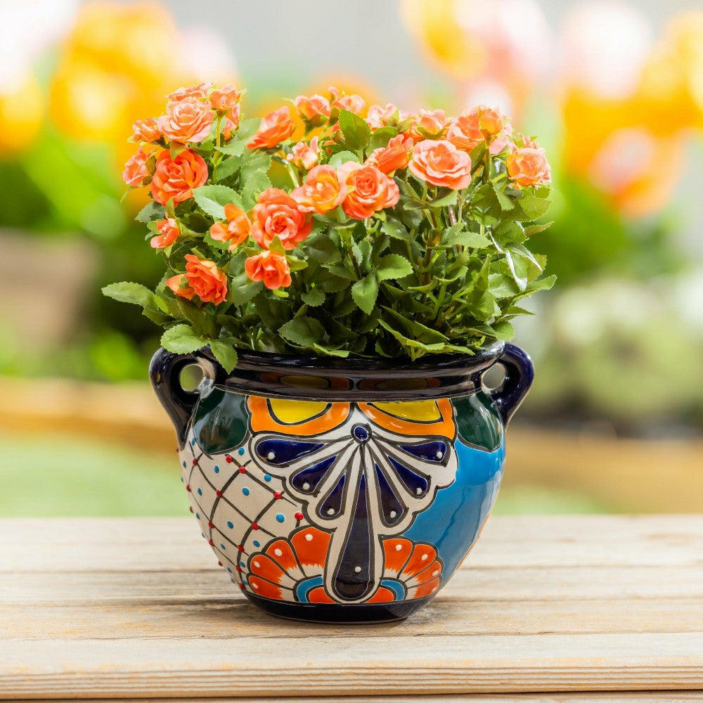 Plow & Hearth Set of 2 Talavera Mini Jugs