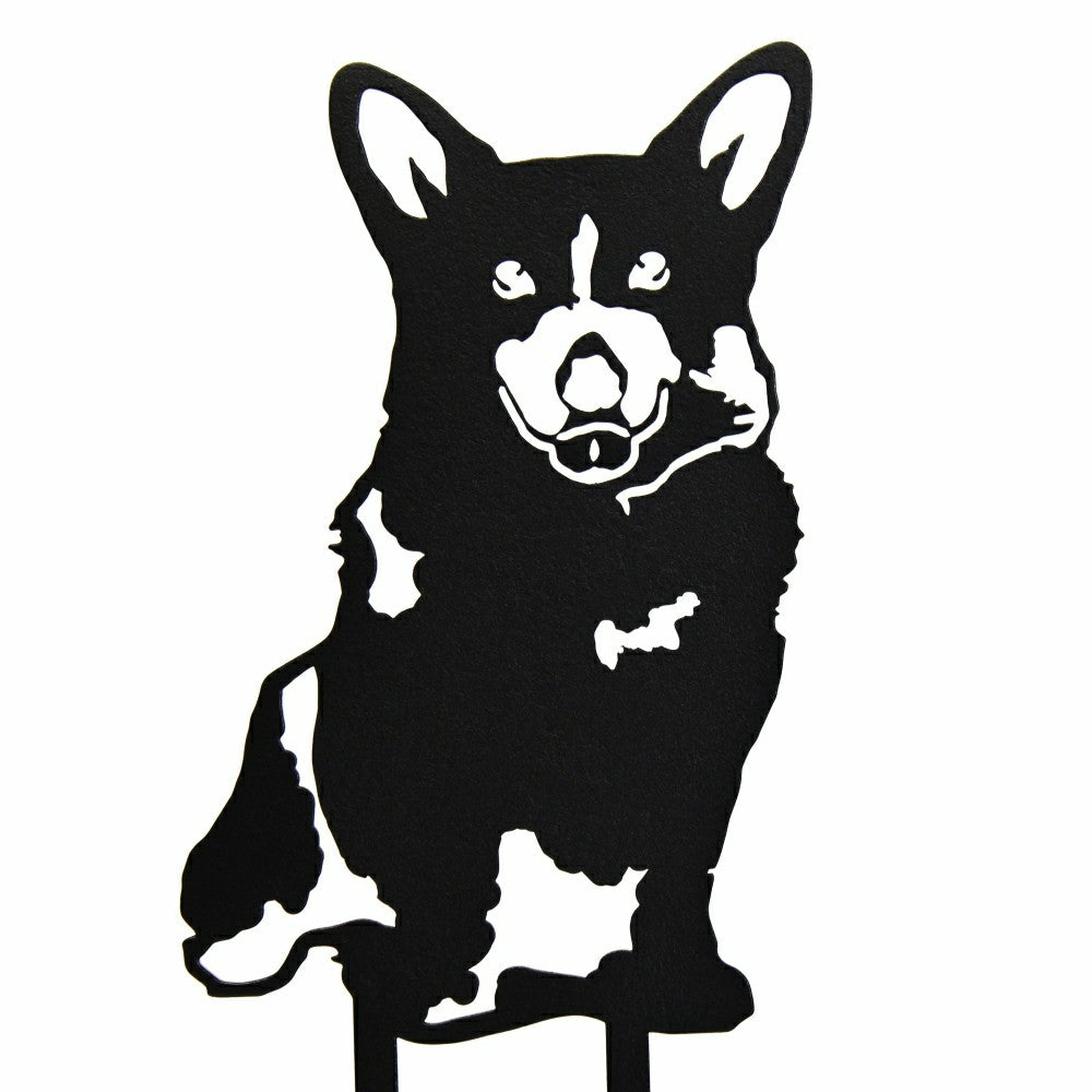 Plow & Hearth Corgi Garden Stake