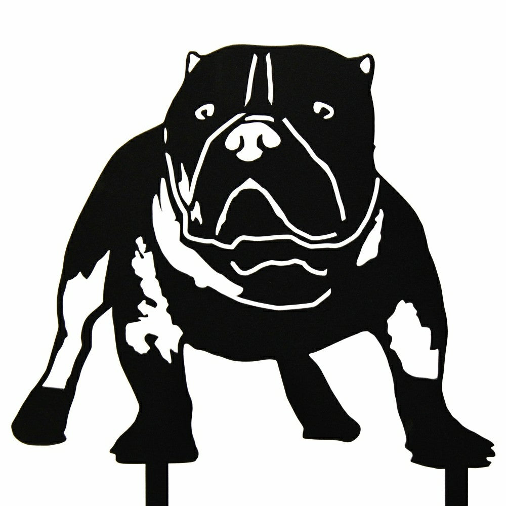Plow & Hearth American Bully Garden Stake