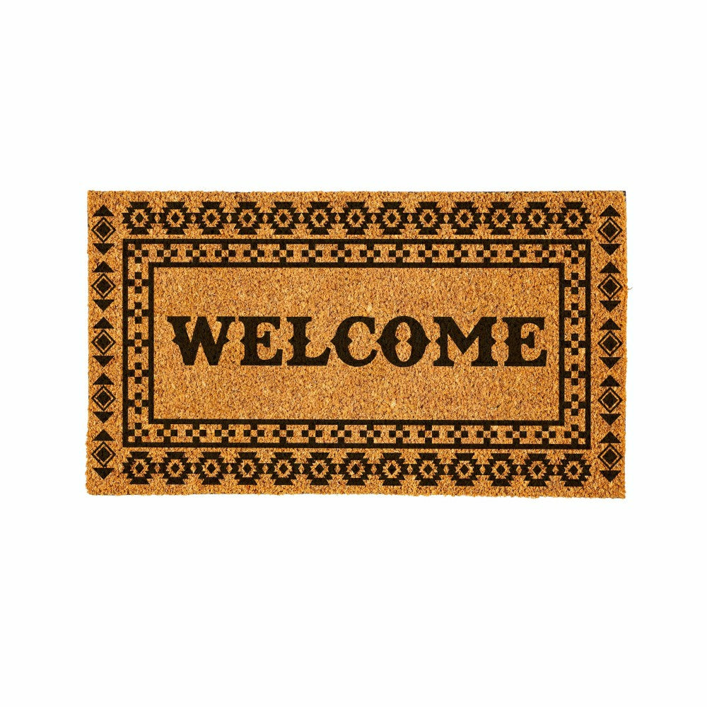 Plow & Hearth EG Studio Southwest/Texas Coir Mat, 28"x16"