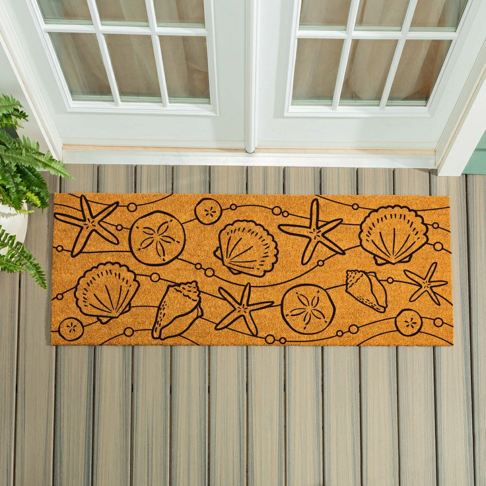 Plow & Hearth EG Studio Palm Beach Coastal Coir Mat (60x24)