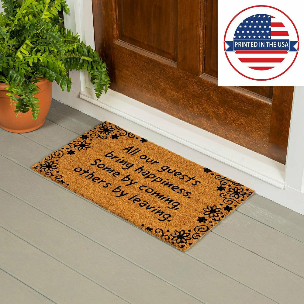 Plow & Hearth All Our Guest Coir Mat