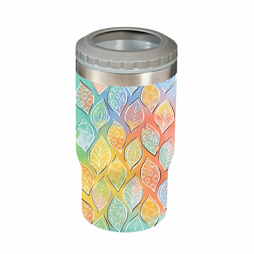 Plow & Hearth Whimsy Nature Stainless Steel Quatre Chiller with Silicone Cap and Tum