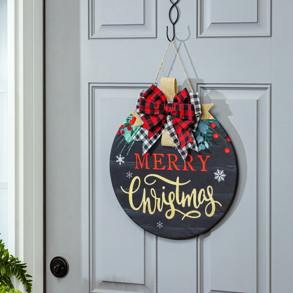 Plow & Hearth Multi Season Wooden Décor 1, 4-Season Interchangeable Door Decor Set