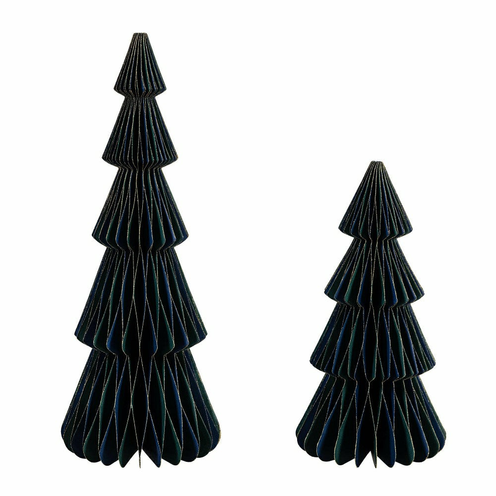 Plow & Hearth Joyful Traditions Table Décor Tree Foldable Paper Set