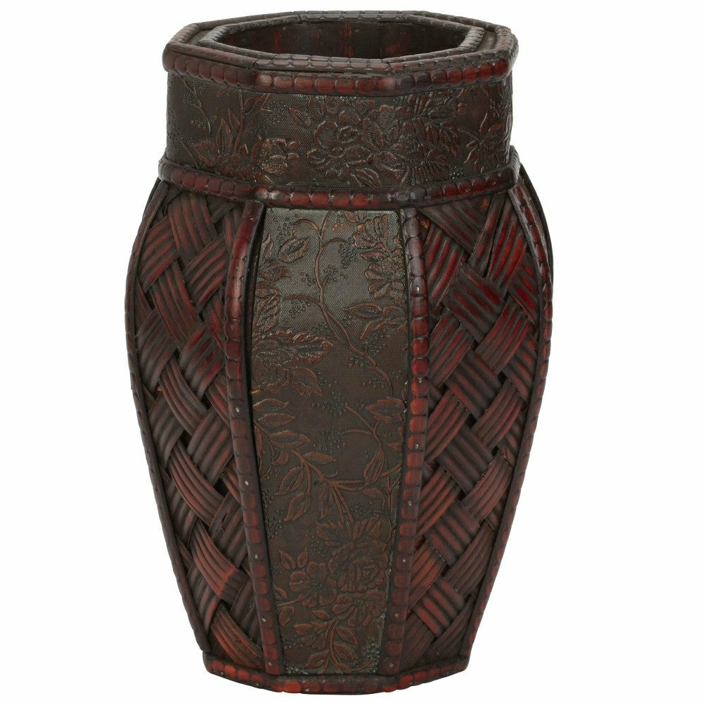 Plow & Hearth Design and Weave Panel Decorative Planters (Set of 2)