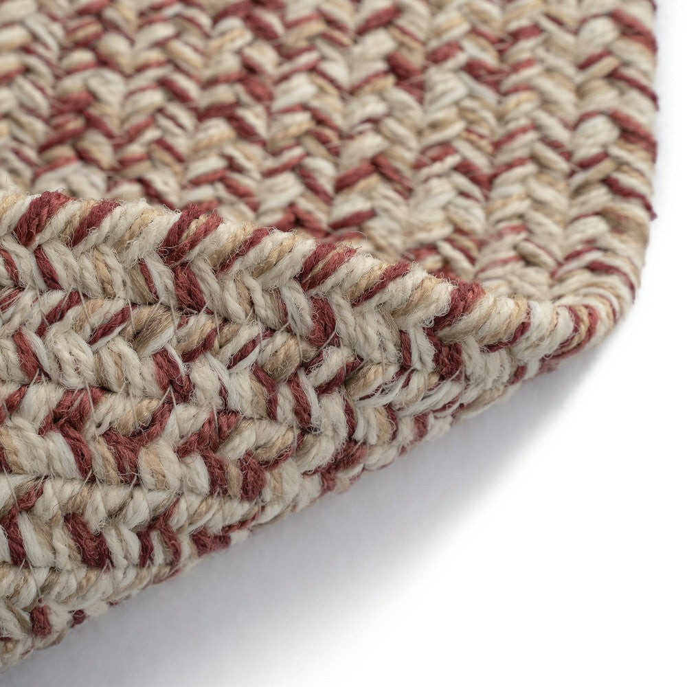 Plow & Hearth Indoor/Outdoor Oval Pine Creek Braided Polypropylene Rug, 2' x 3'
