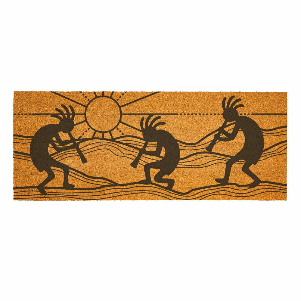 Plow & Hearth EG Studio Southwest/Texas Coir Mat,60"x24"