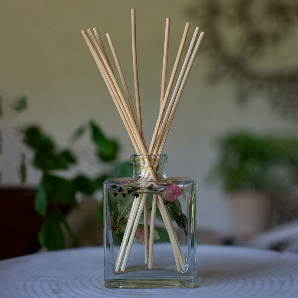 Plow & Hearth Accent Botanical Reed Diffuser - Apricot Rose