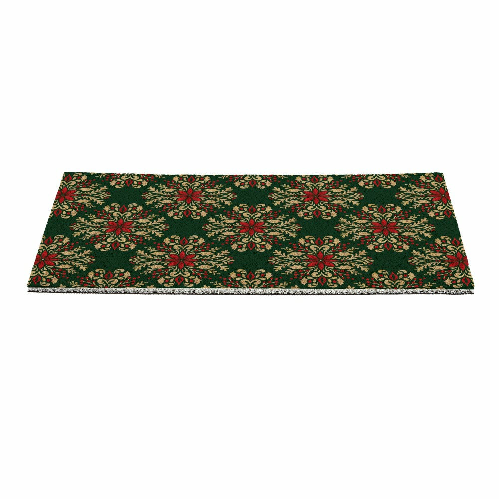 Plow & Hearth PVC Trapper Mat, Serape Stripe, 28"x16"