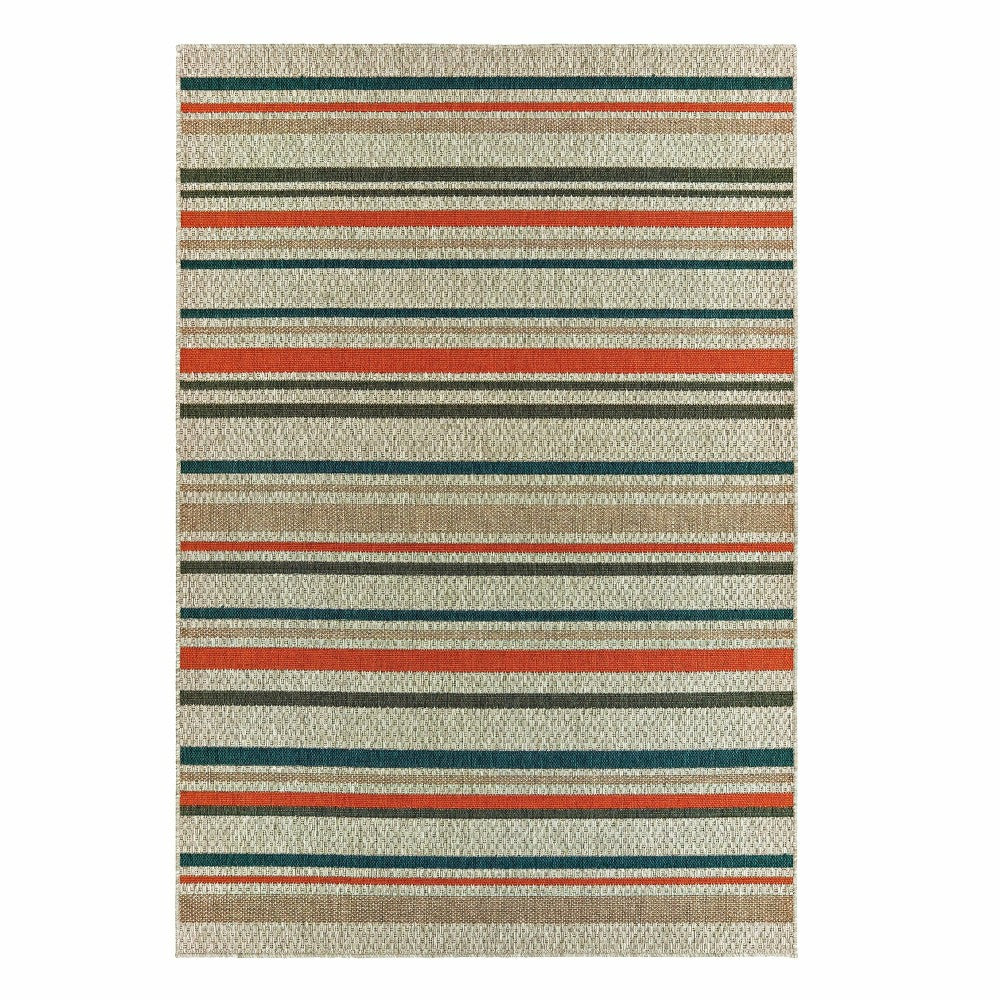 Plow & Hearth Cambridge Stripe Indoor/Outdoor Rug