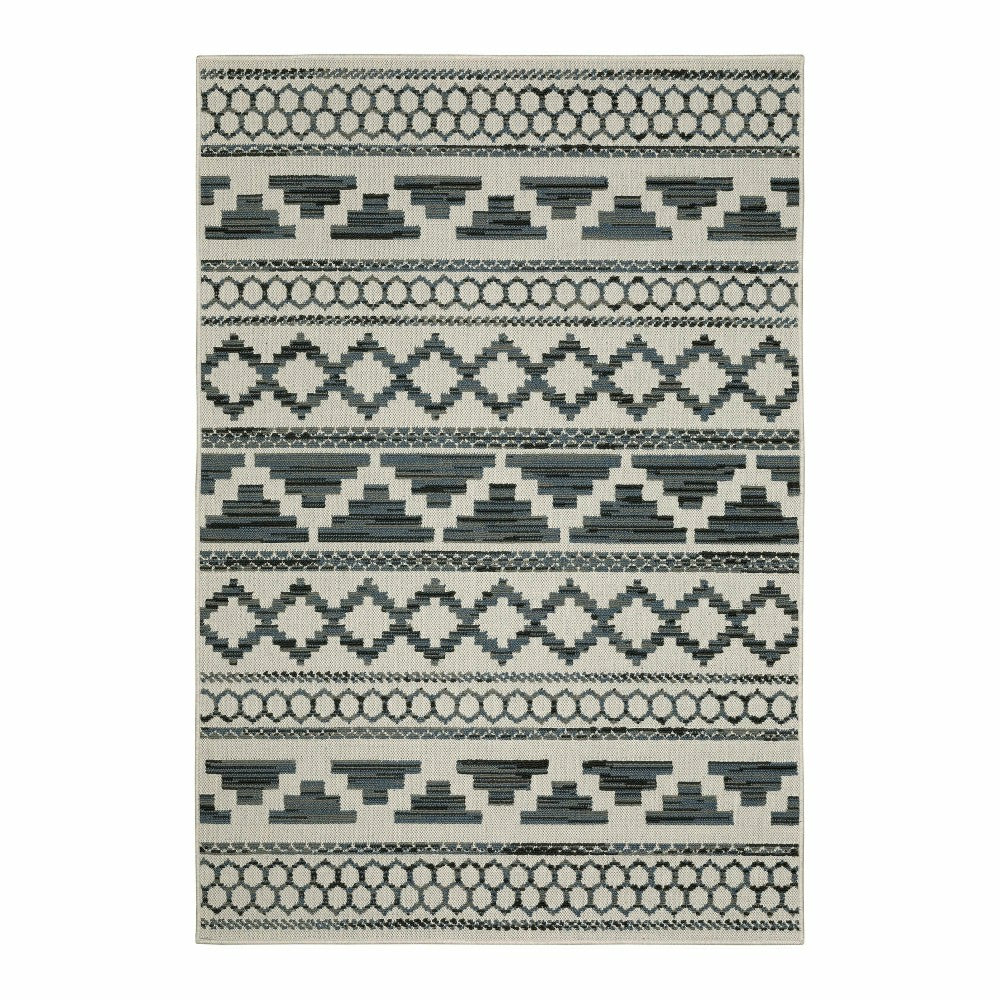 Plow & Hearth Indoor/Outdoor York Desert Polypropylene Rug, 1'10" x 7'3" Runner