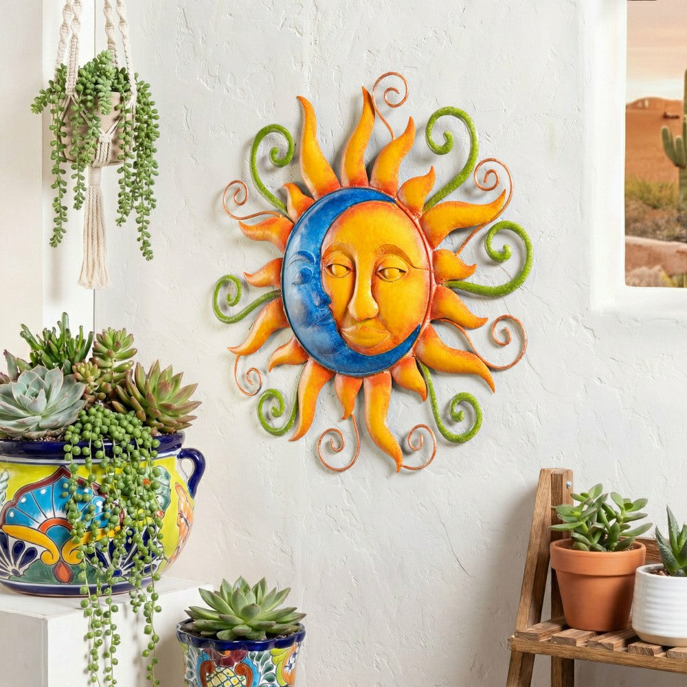 Plow & Hearth Sun and Moon Wall Décor