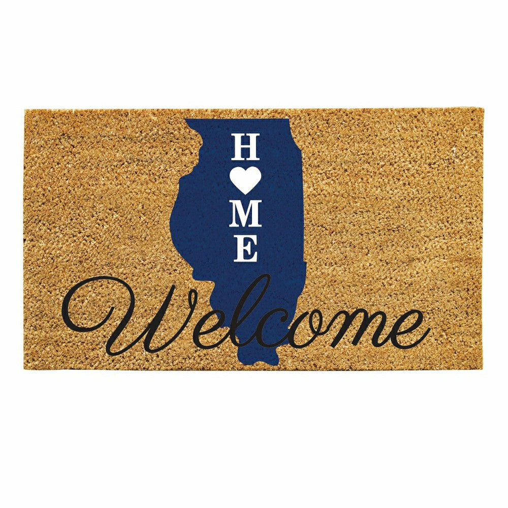 Plow & Hearth Coir mat,Illinois