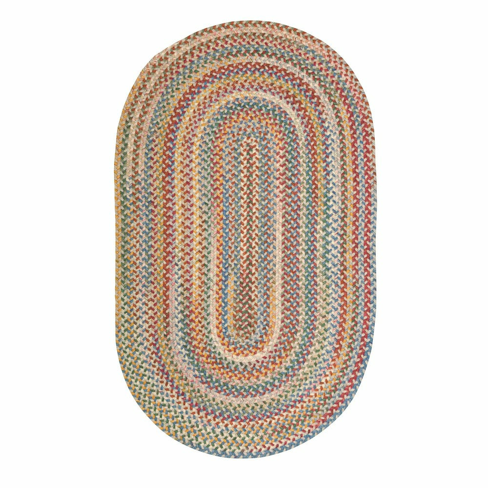Plow & Hearth Blue Ridge Wool Braided Rug, 3' x 5'