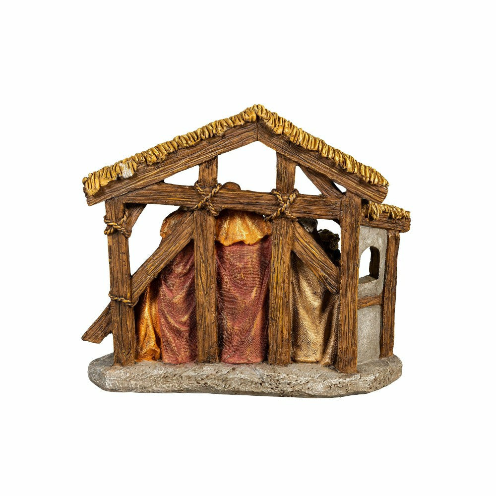 Plow & Hearth Nativity Table Décor Nativity Resin, 8.5"L