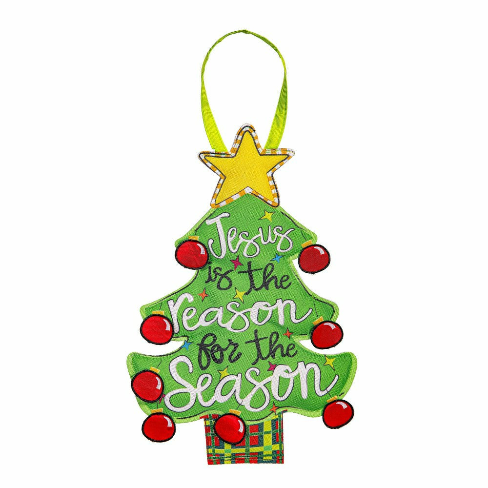 Plow & Hearth Jesus Is The Reason Door Décor