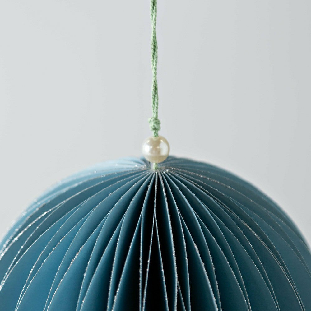 Plow & Hearth Paper Globe Ornament