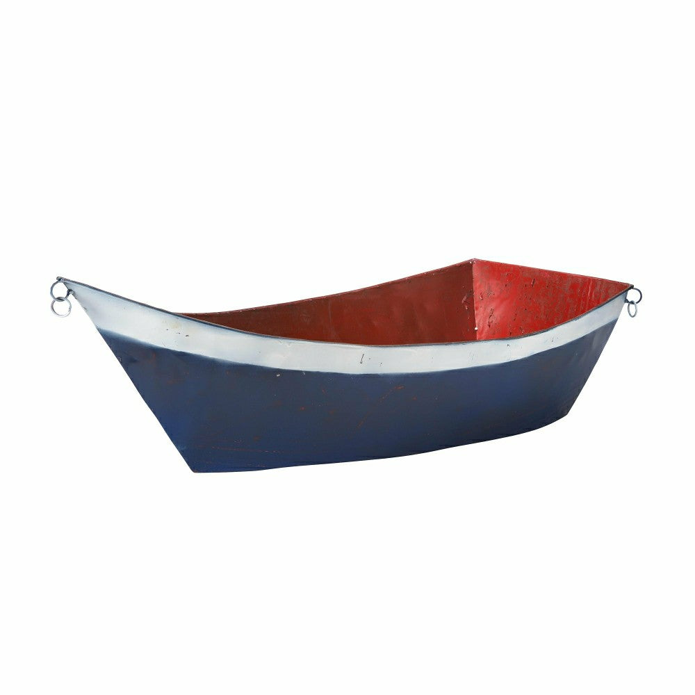 Plow & Hearth Recycled Metal Boat Planter