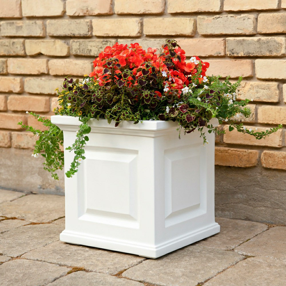Plow & Hearth Chadwick Self-Watering Planter, 16" sq.