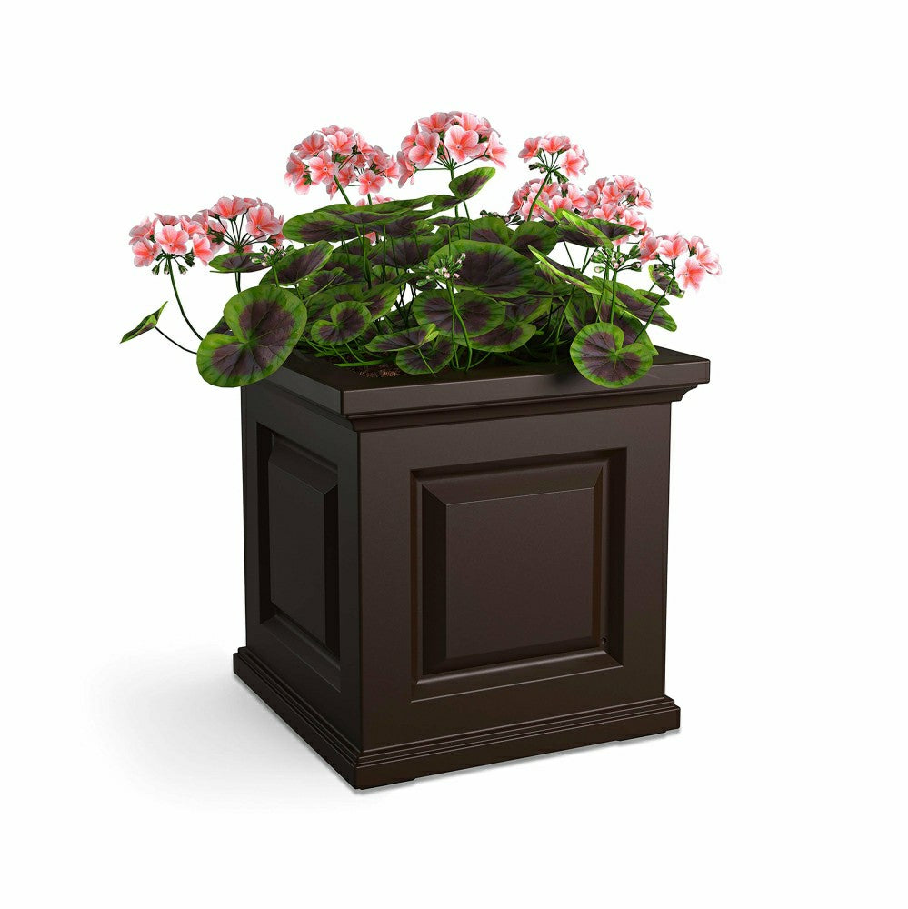 Plow & Hearth Chadwick Self-Watering Planter, 16" sq.