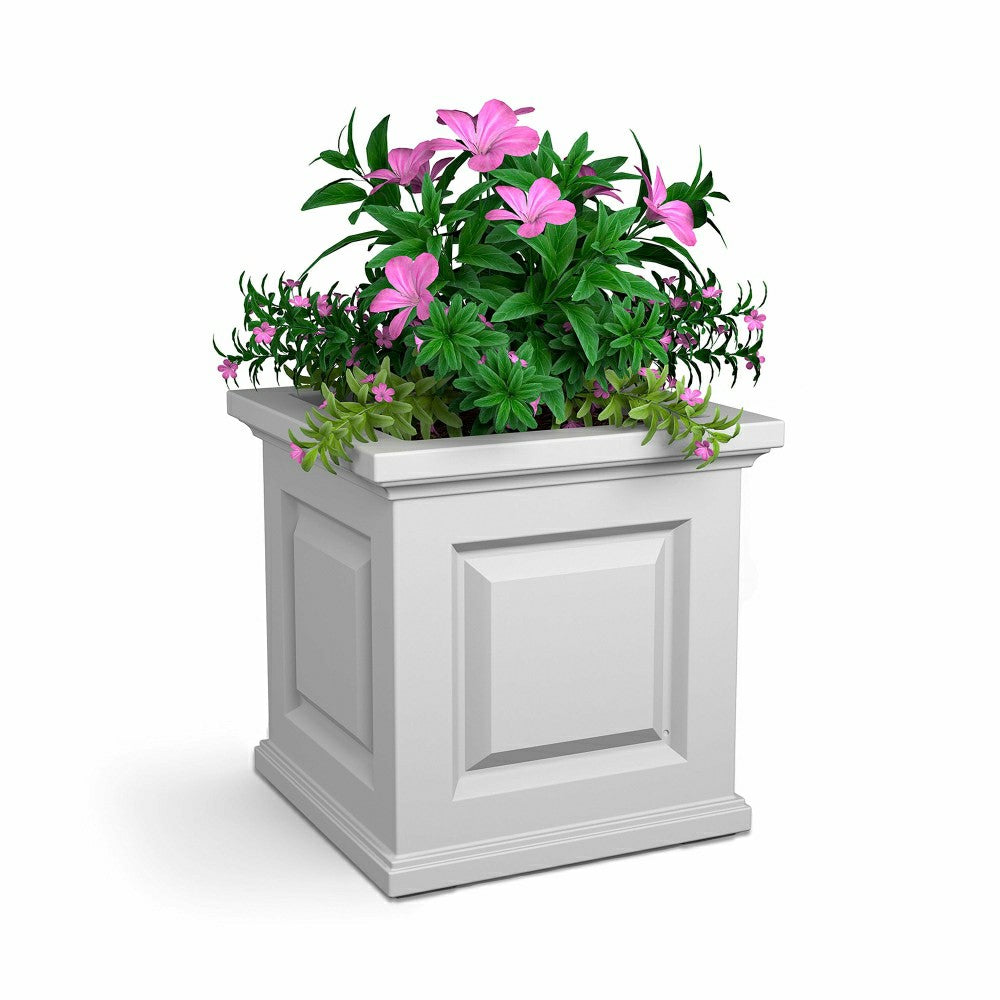 Plow & Hearth Chadwick Self-Watering Planter, 16" sq.
