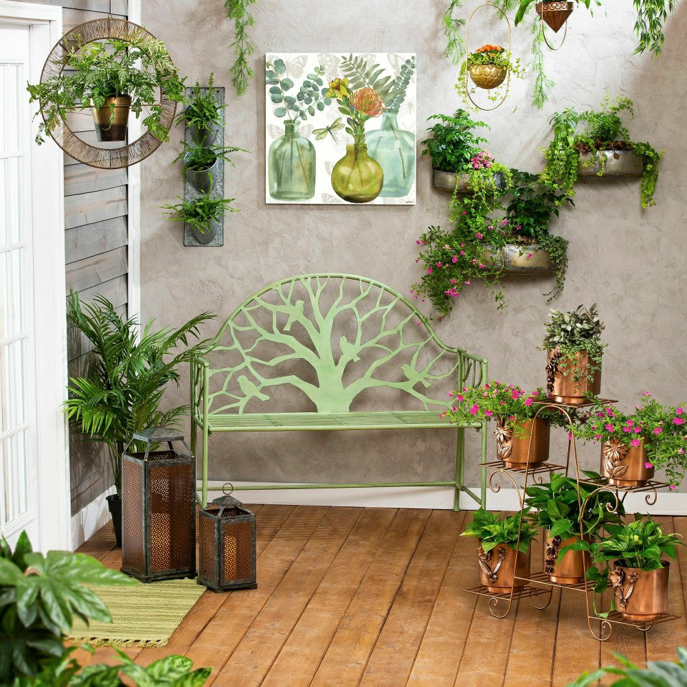 Plow & Hearth Metal Planter Set of 3