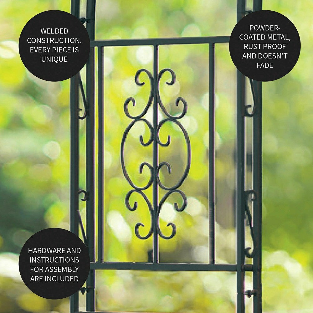 Plow & Hearth Montebello Iron Garden Arbor