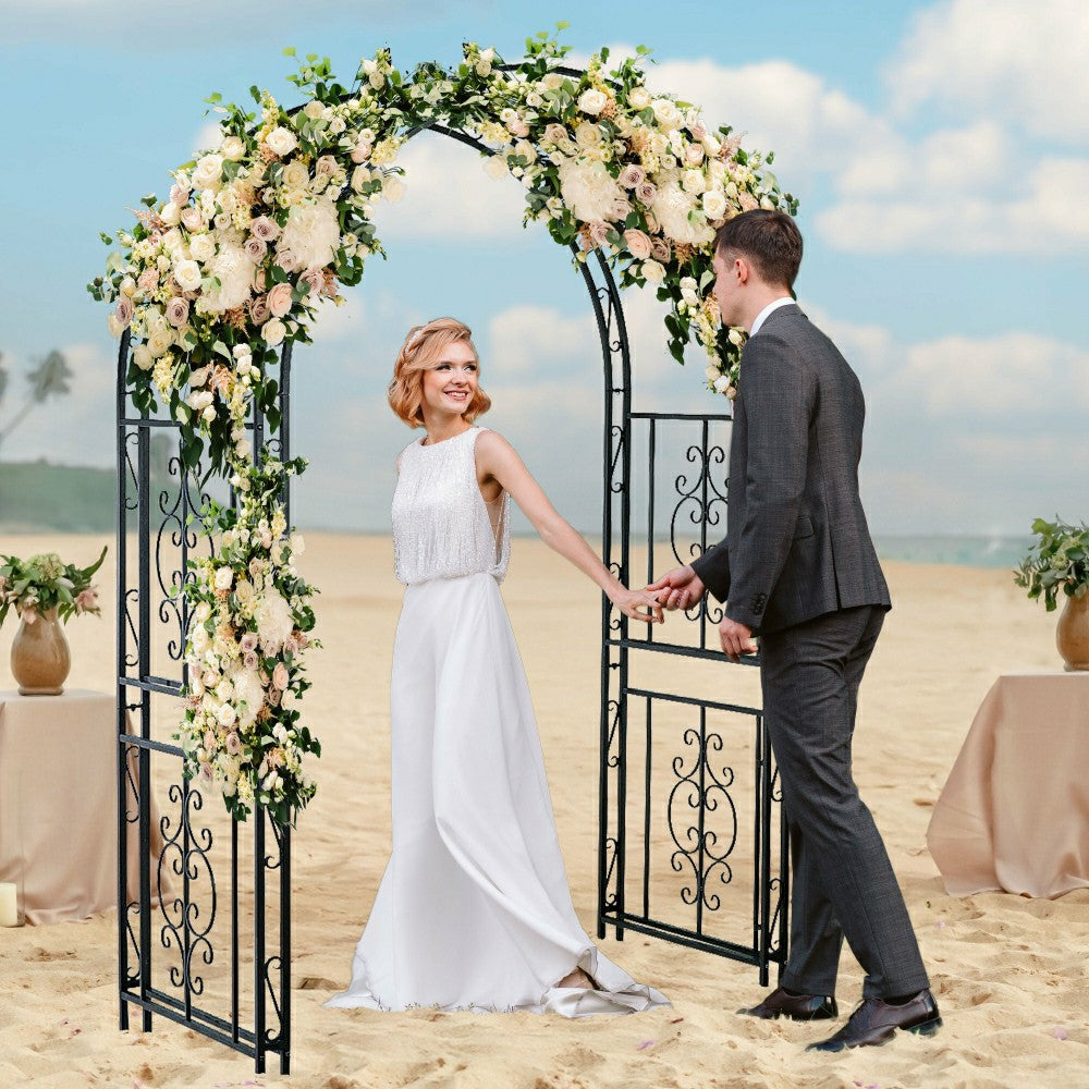 Plow & Hearth Montebello Iron Garden Arbor