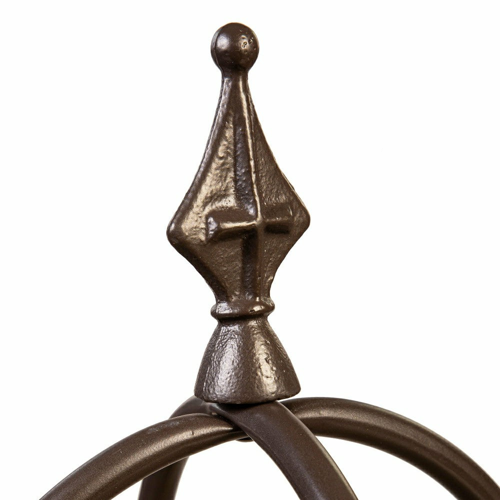 Plow & Hearth 7' Powder-Coated Steel Garden Obelisk, Bronze