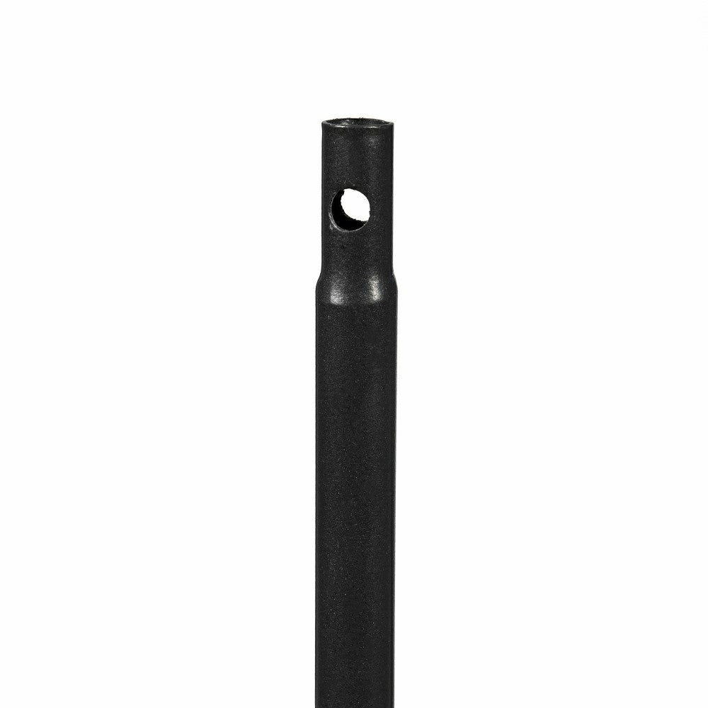 Plow & Hearth 7' Powder-Coated Steel Garden Obelisk, Black