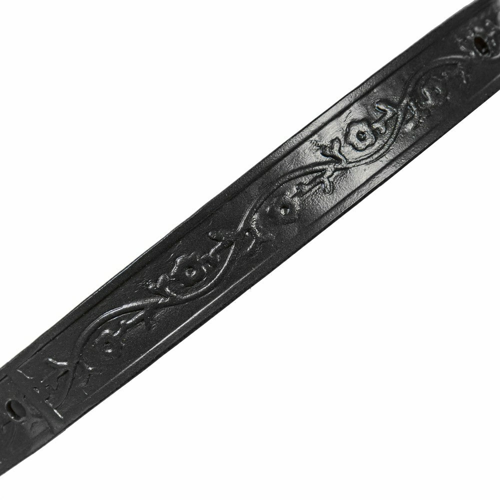 Plow & Hearth 7' Powder-Coated Steel Garden Obelisk, Black