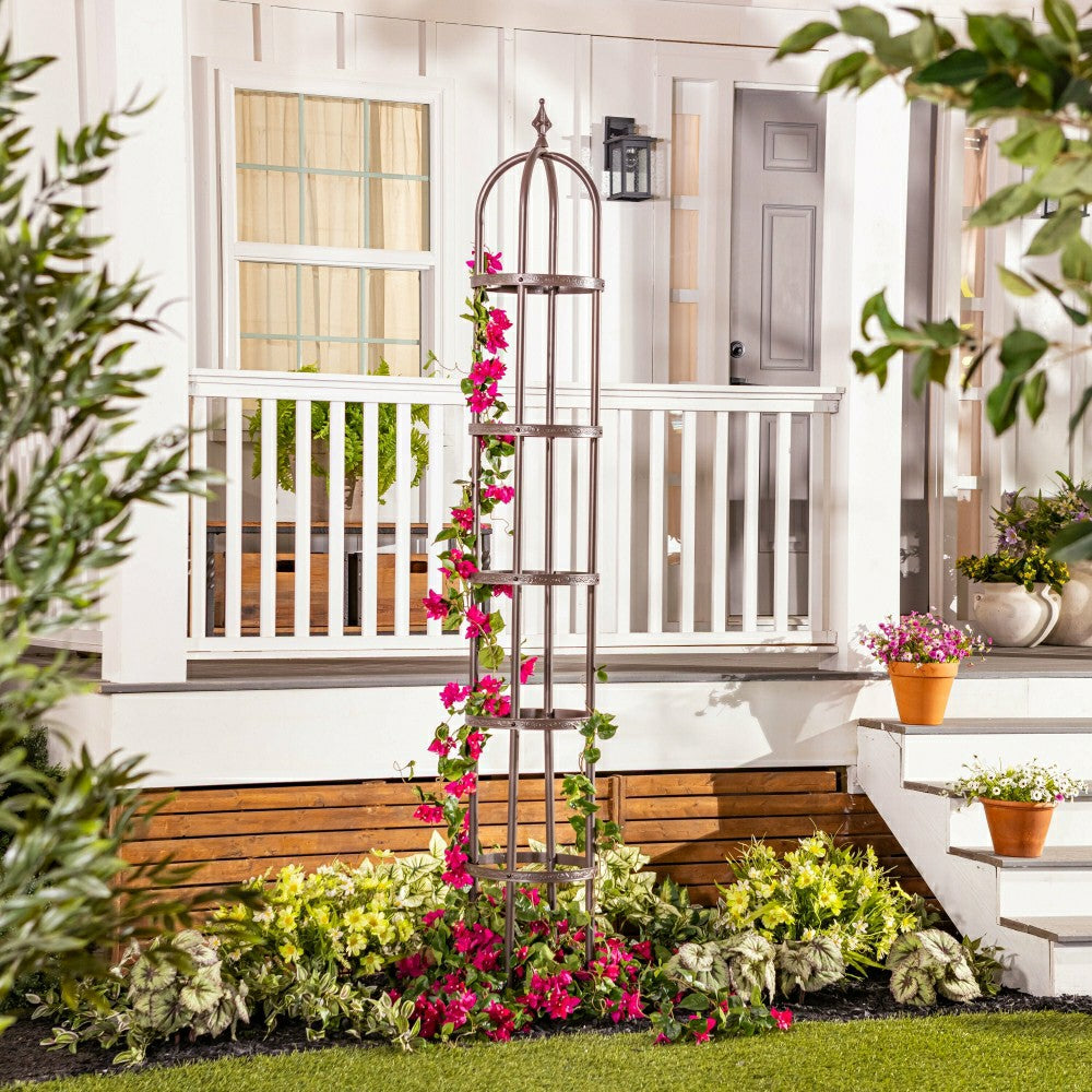 Plow & Hearth Steel Garden Obelisk