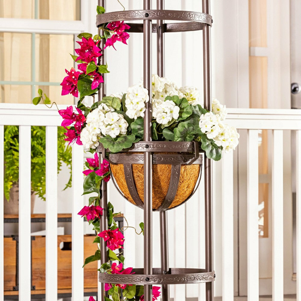 Plow & Hearth Steel Garden Obelisk