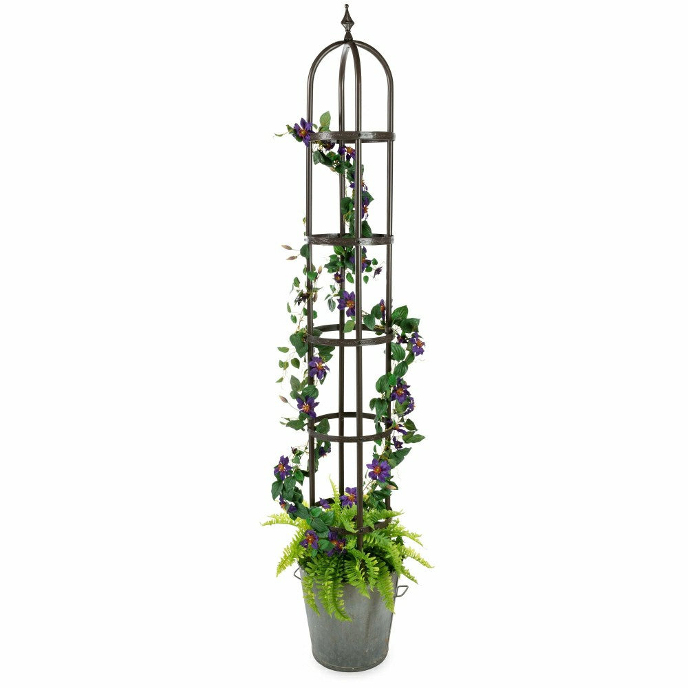 Plow & Hearth Steel Garden Obelisk