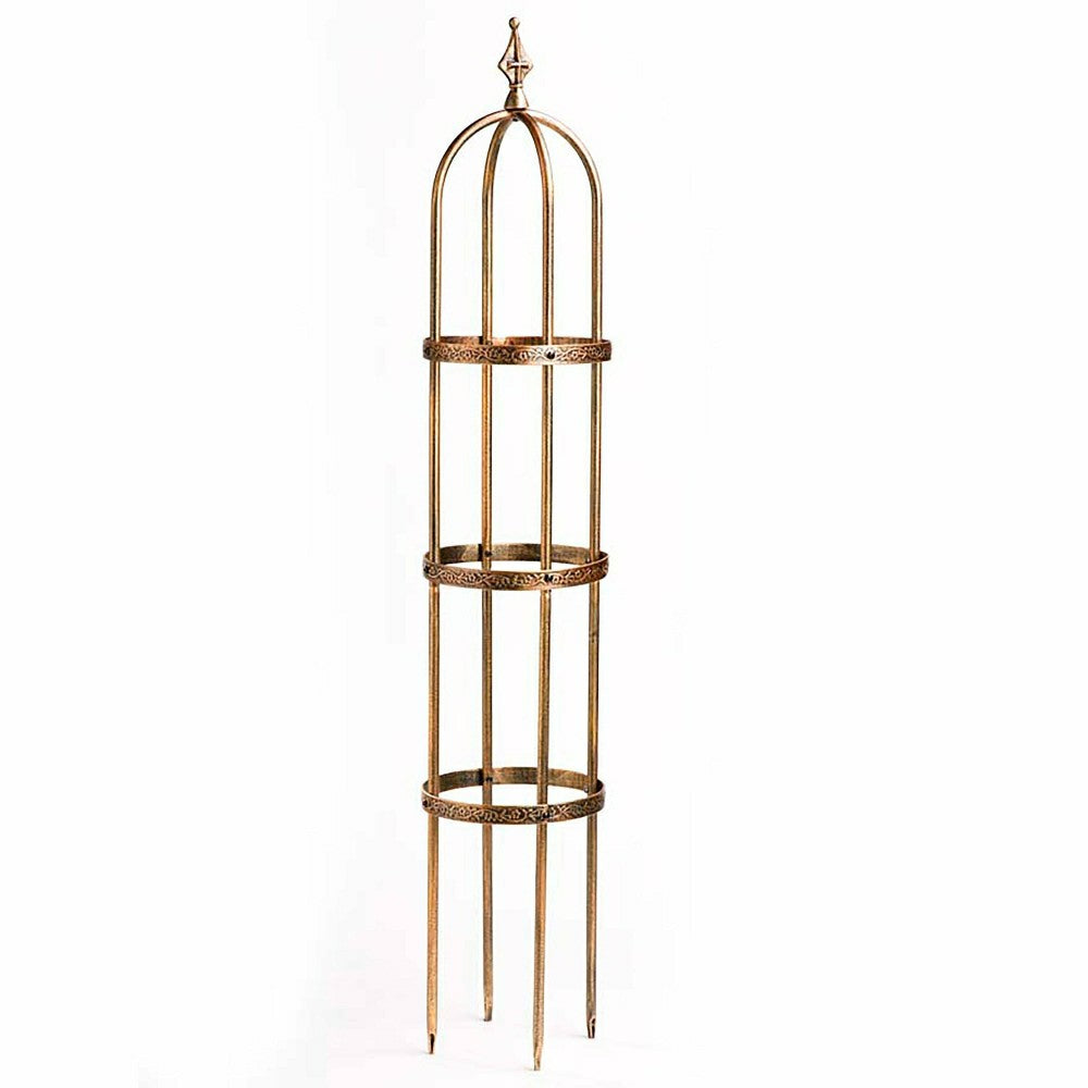 Plow & Hearth 5' Powder-Coated Steel Garden Obelisk