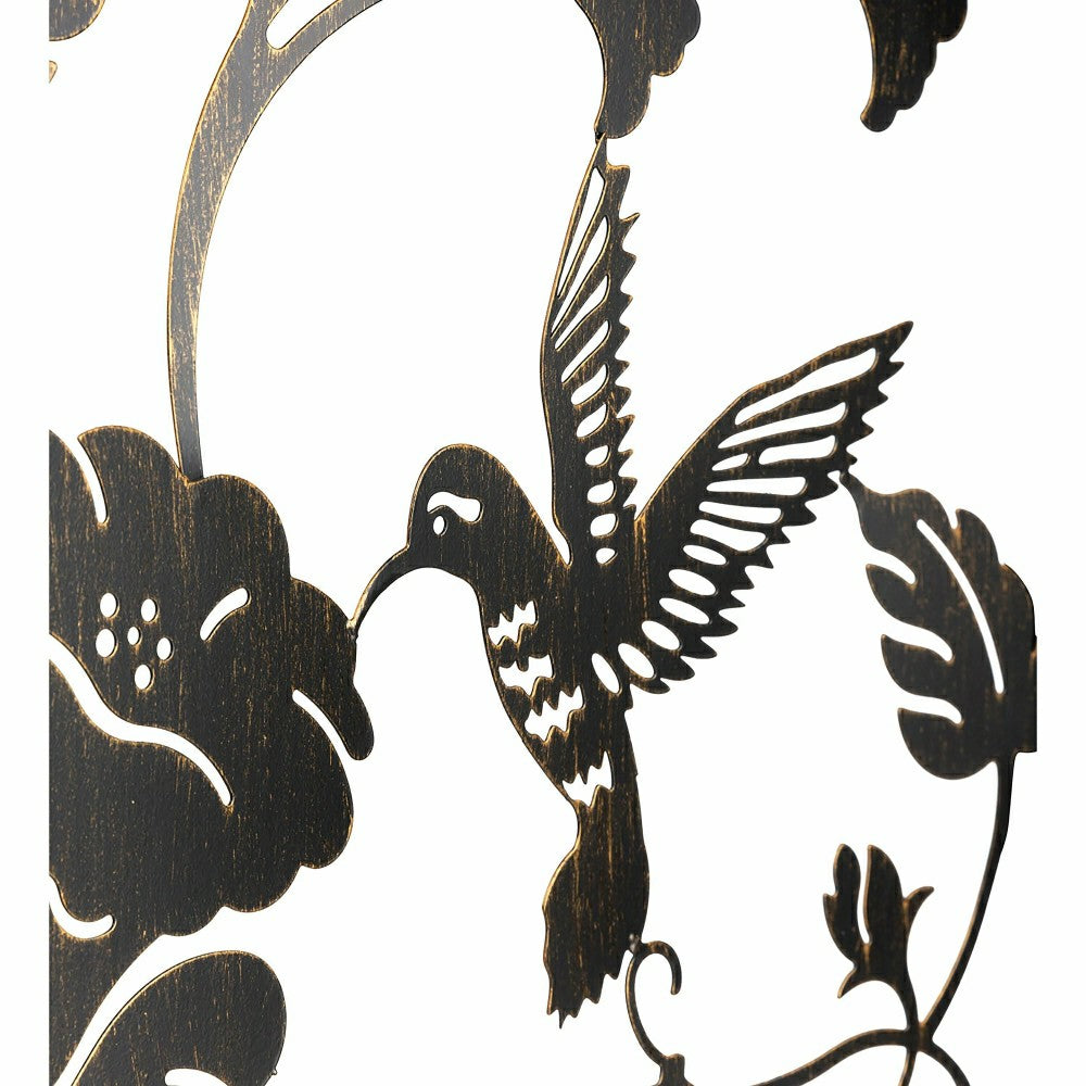 Plow & Hearth Metal Arched Hummingbird Garden Arbor