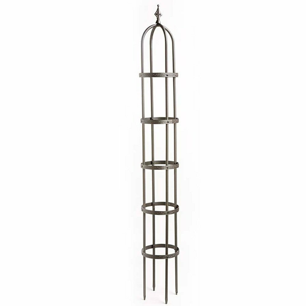 Plow & Hearth 7' Powder-Coated Steel Garden Obelisk