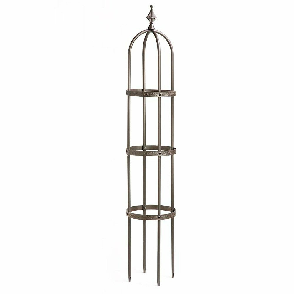 Plow & Hearth 5' Powder-Coated Steel Garden Obelisk