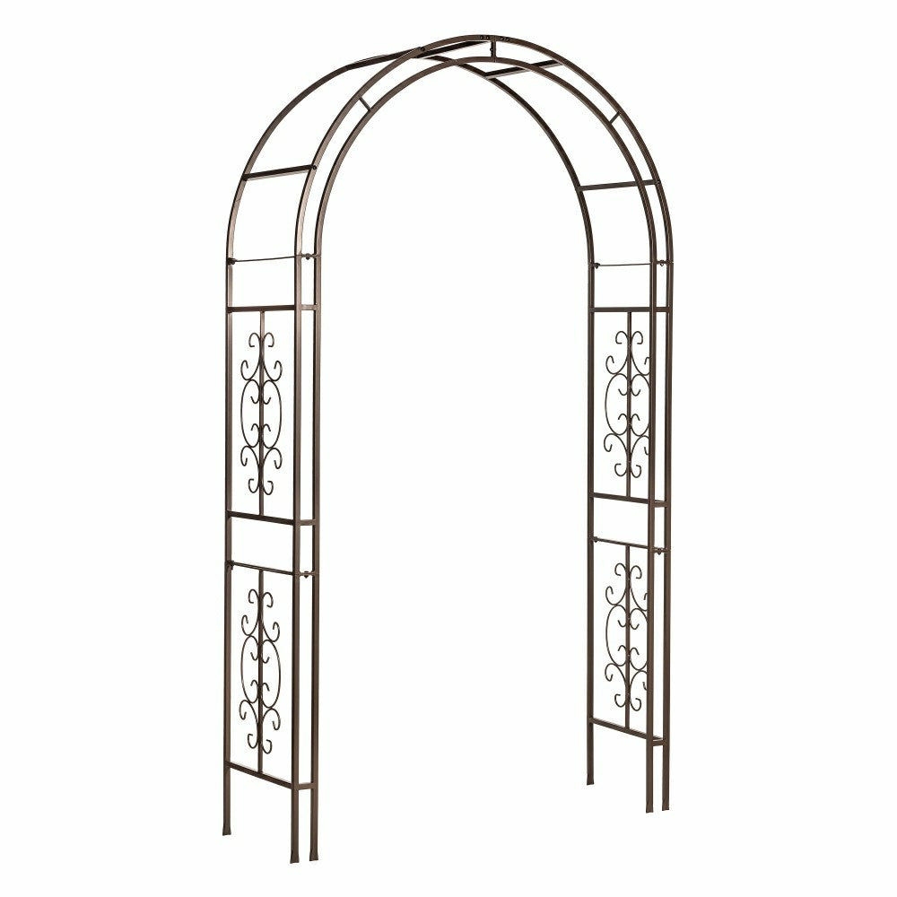 Plow & Hearth Bronze Montebello Slimline Garden Arbor