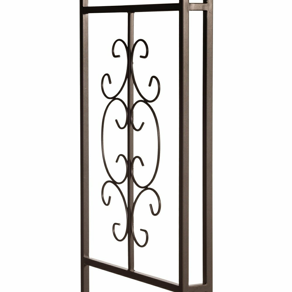 Plow & Hearth Bronze Montebello Slimline Garden Arbor