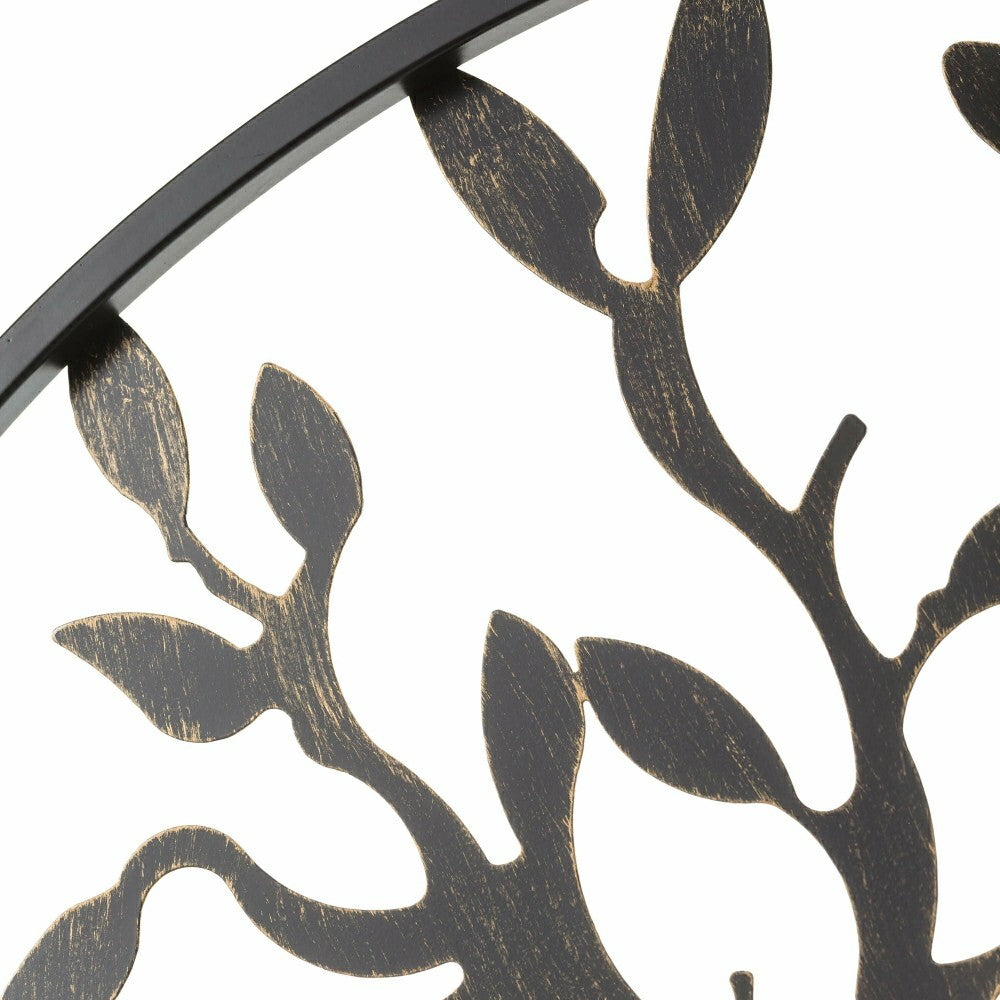 Plow & Hearth Metal Garden Gate with Tree of Life Design
