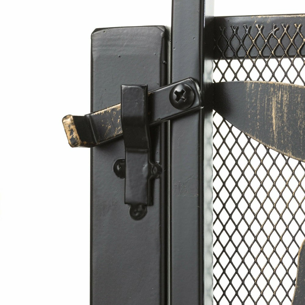 Plow & Hearth Metal Garden Gate with Tree of Life Design