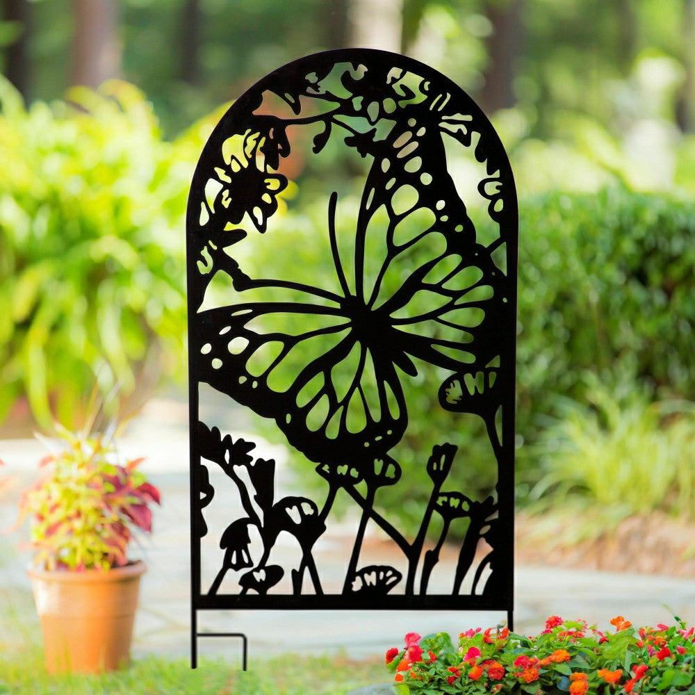 Plow & Hearth Metal Butterfly Trellis