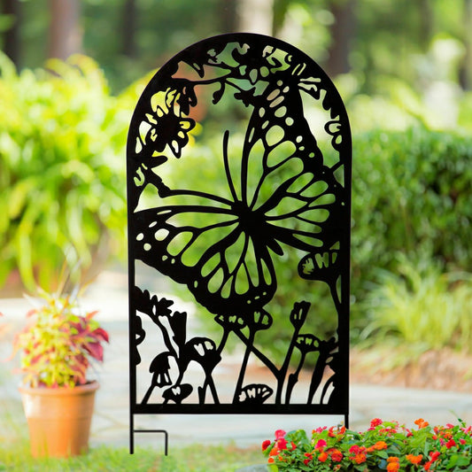 Plow & Hearth Metal Butterfly Trellis