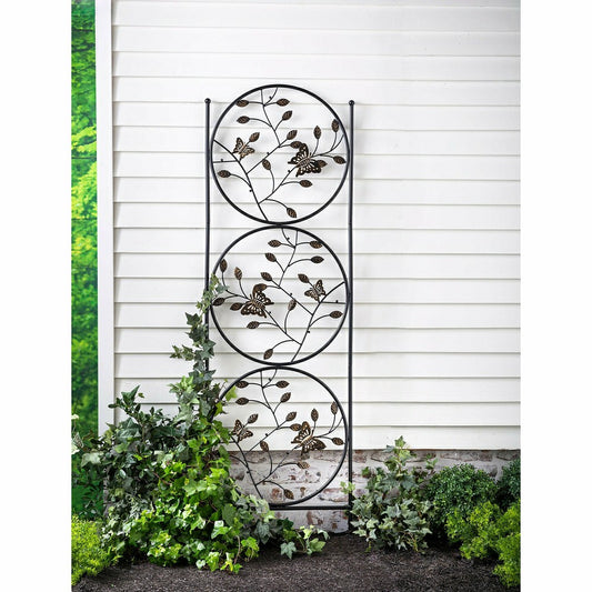 Plow & Hearth Butterfly Trio Trellis