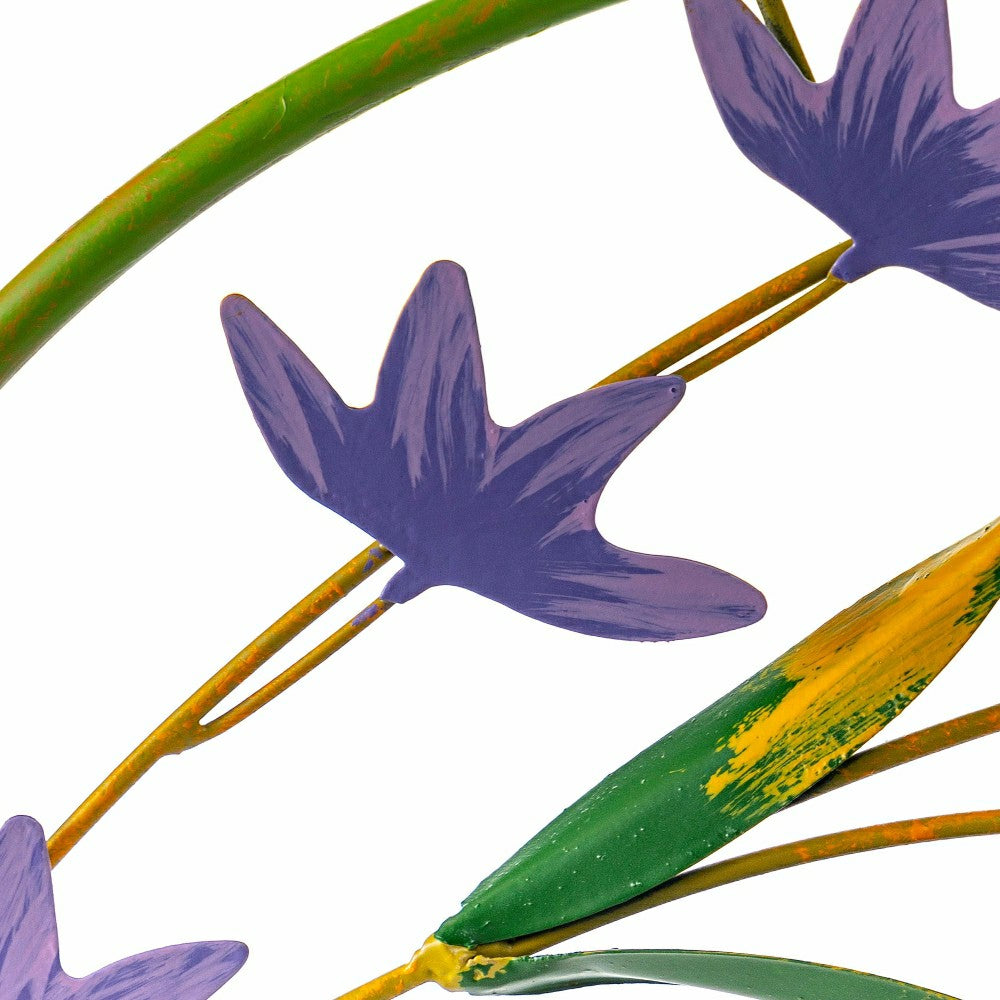 Plow & Hearth Spring Blooms Iron Garden Trellis Stake